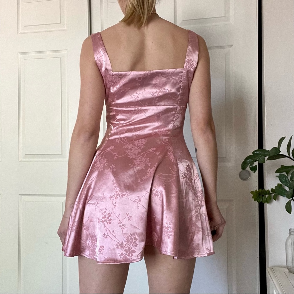 Current Mood Should Be Dancing Floral Mini Dress - Picture 3 of 8